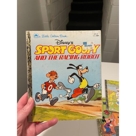 Vintage Disney Little Golden Books Set of 3 Hardcover Books - Picture 6 of 7